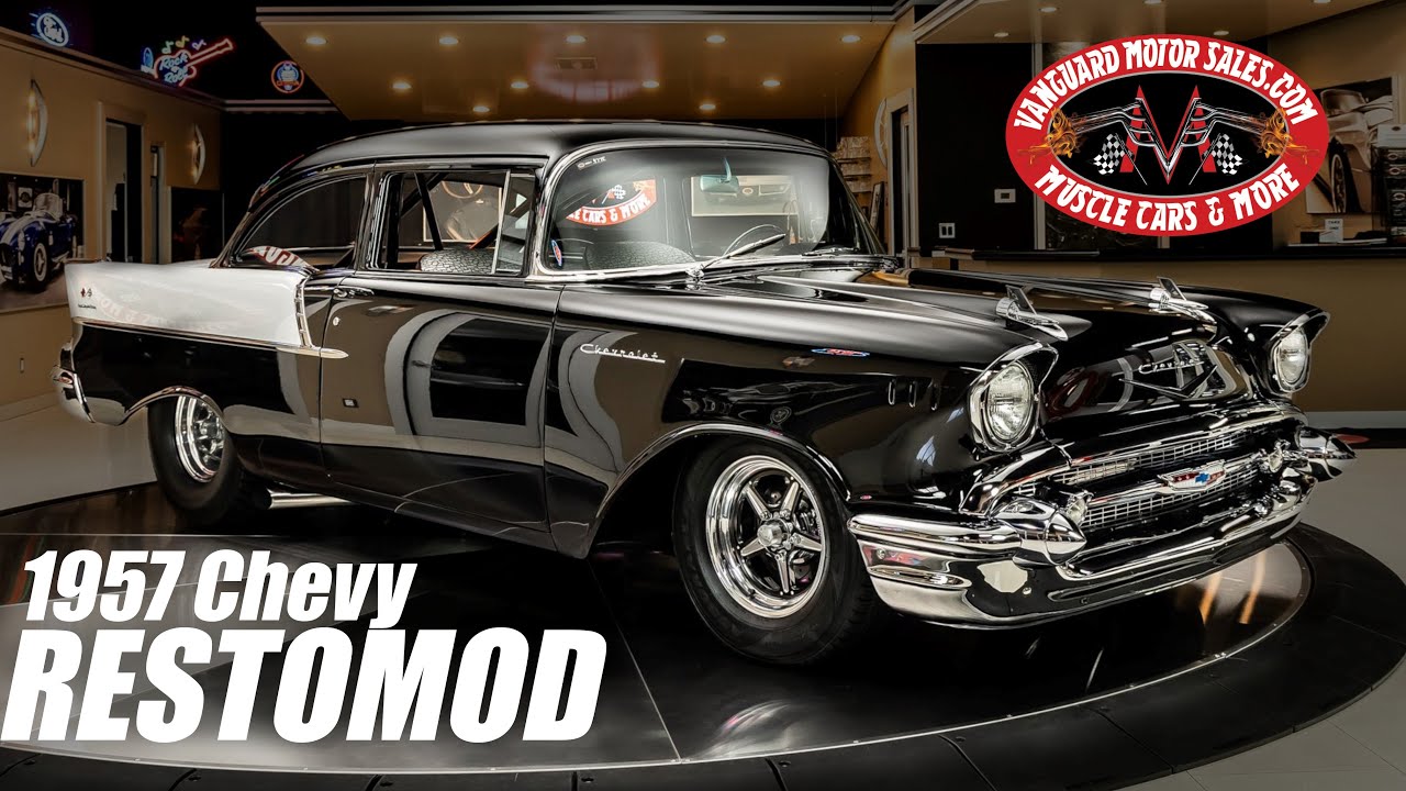 1957 Chevrolet 150 Restomod For Sale Vanguard Motor Sales #9775