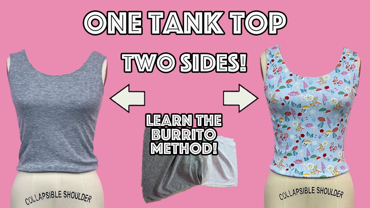 Easy Reversible Tank Top Method You Need to Try! Works On Any Pattern!