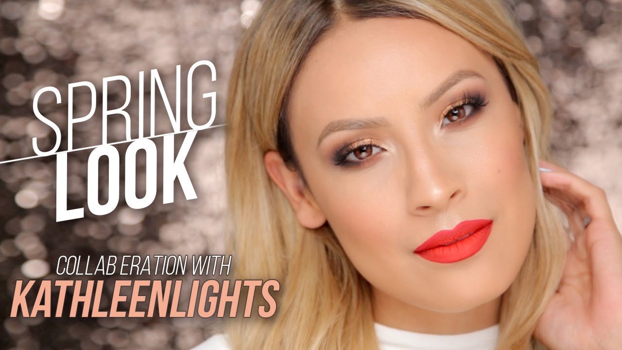 Night Out Spring Makeup Look - KathleenLights COLLAB!!!