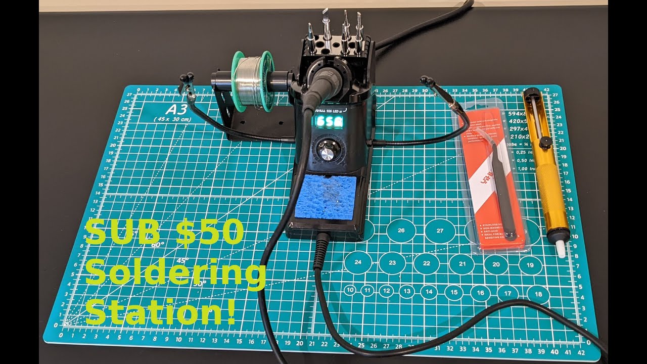 Sub $50 YiHUA 926 Solder Station Review. Best hobby soldering iron for beginner or even a pro.