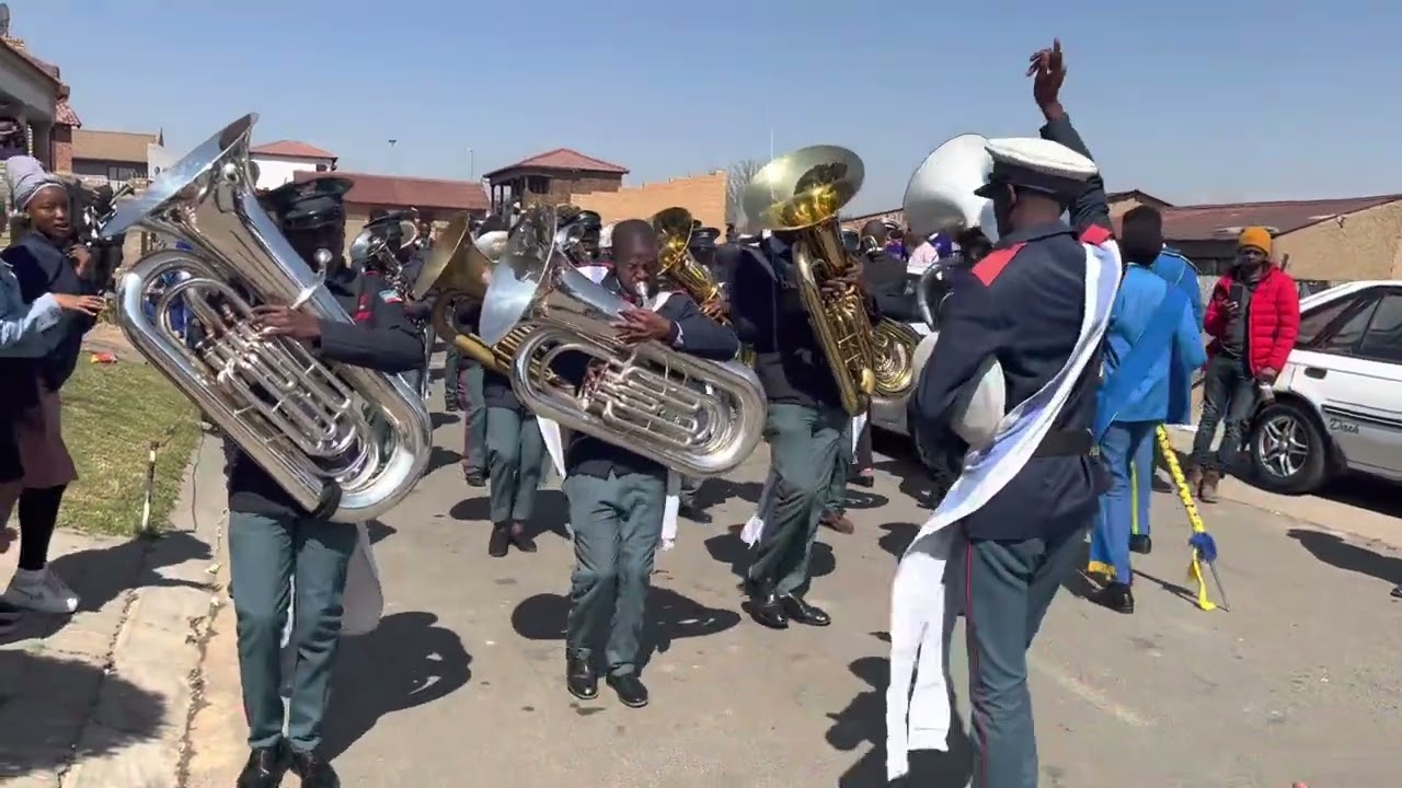 Ezase-Vaal Brass Band Plays “Jesu Ke Yena” (Wa Mathomo) at St. Joseph 7 mins (Tembisa)