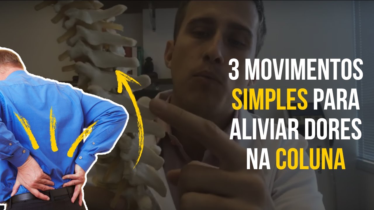 3 EXERCÍCIOS PARA ALIVIAR A DOR NA COLUNA