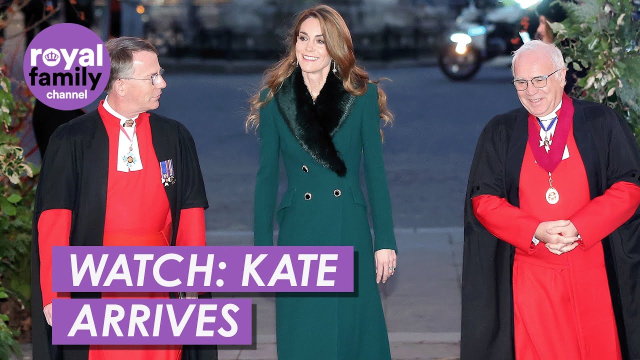 WATCH: Princess Kate Attends Wonderful Christmas Carol Service with Royal Family