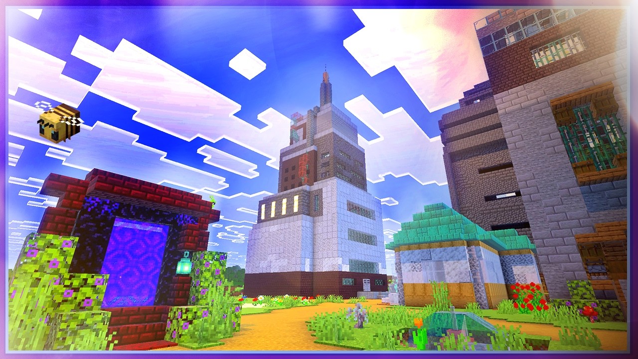 Building Skyscrapers in Minecraft - dude world ep.6