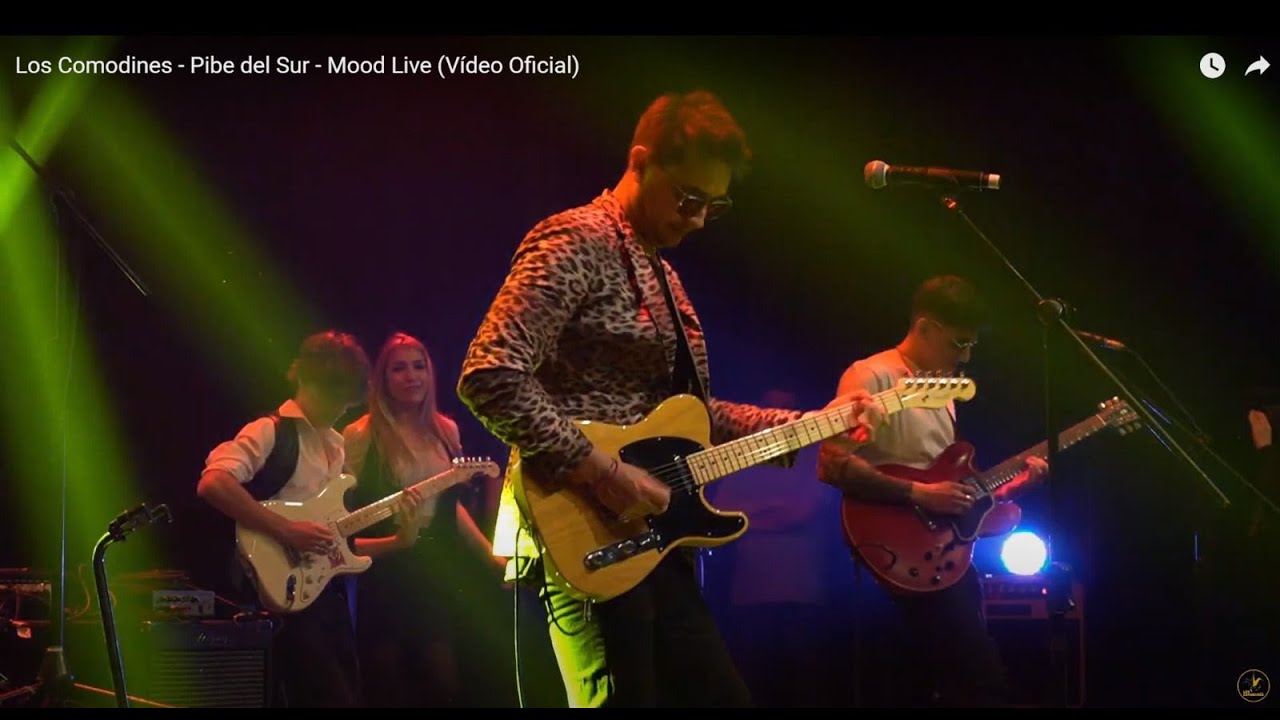 Los Comodines - Pibe del Sur - Mood Live  (V&iacute;deo Oficial)