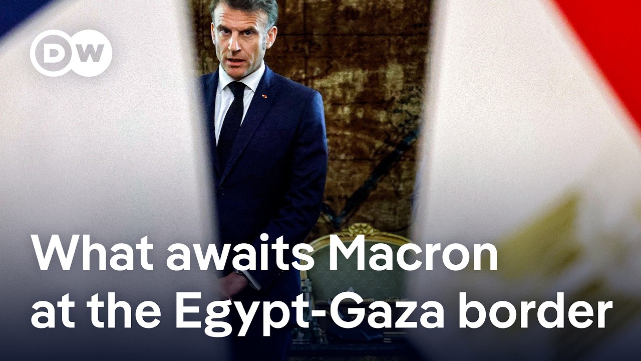 French President Macron expected to visit Egypt-Gaza border | DW News