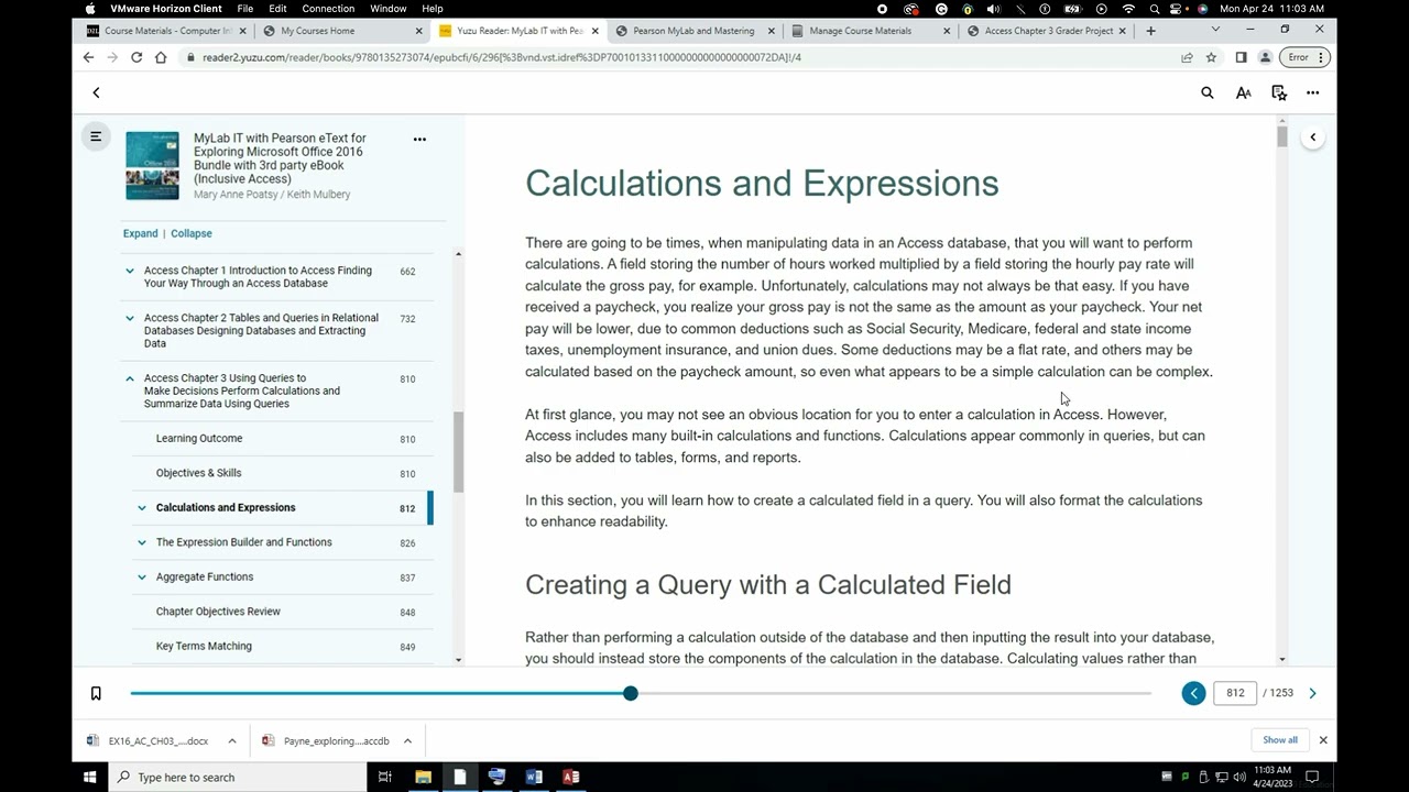 Walkthrough: Access Chapter 3 Grader Project on MyLab IT