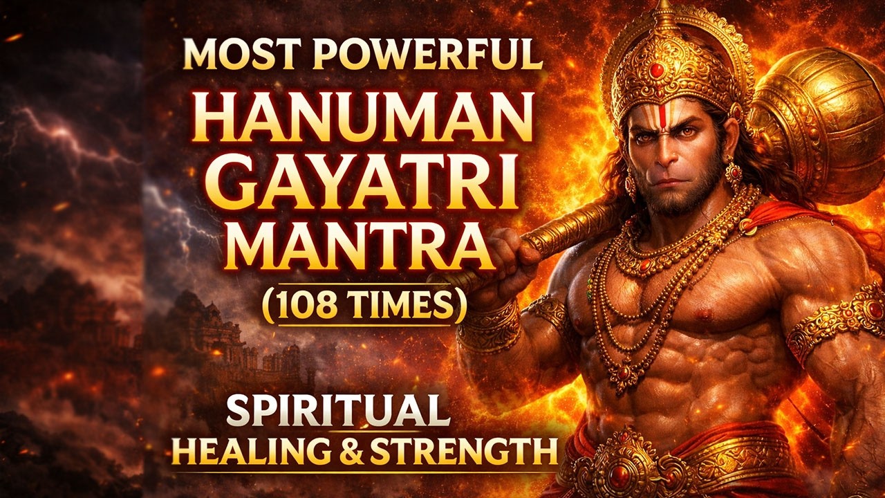 Most Powerful Hanuman Gayatri Mantra | Spiritual Healing & Strength