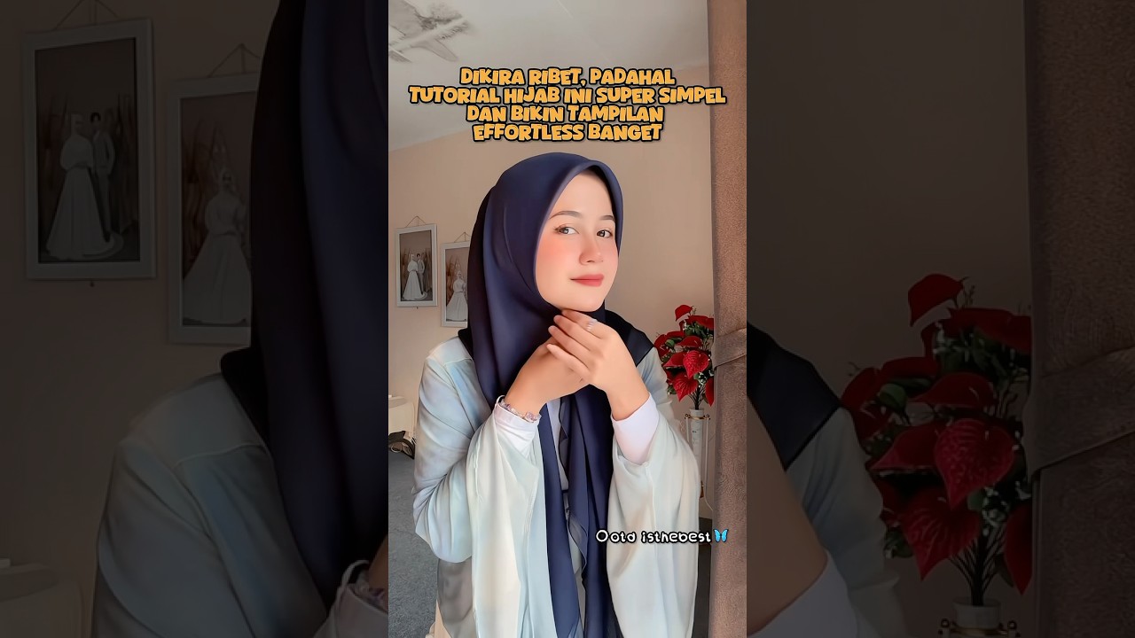 Tutorial hijab simpel #hijab #tutorialhijab #hijabsegiempat