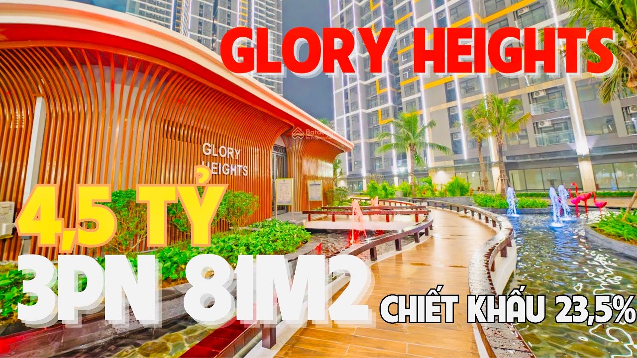 Review Căn 3PN Glory Heights View Hồ Bơi và Sông Đồng Nai Giá Tốt | Vinhomes Grand Park Quận 9