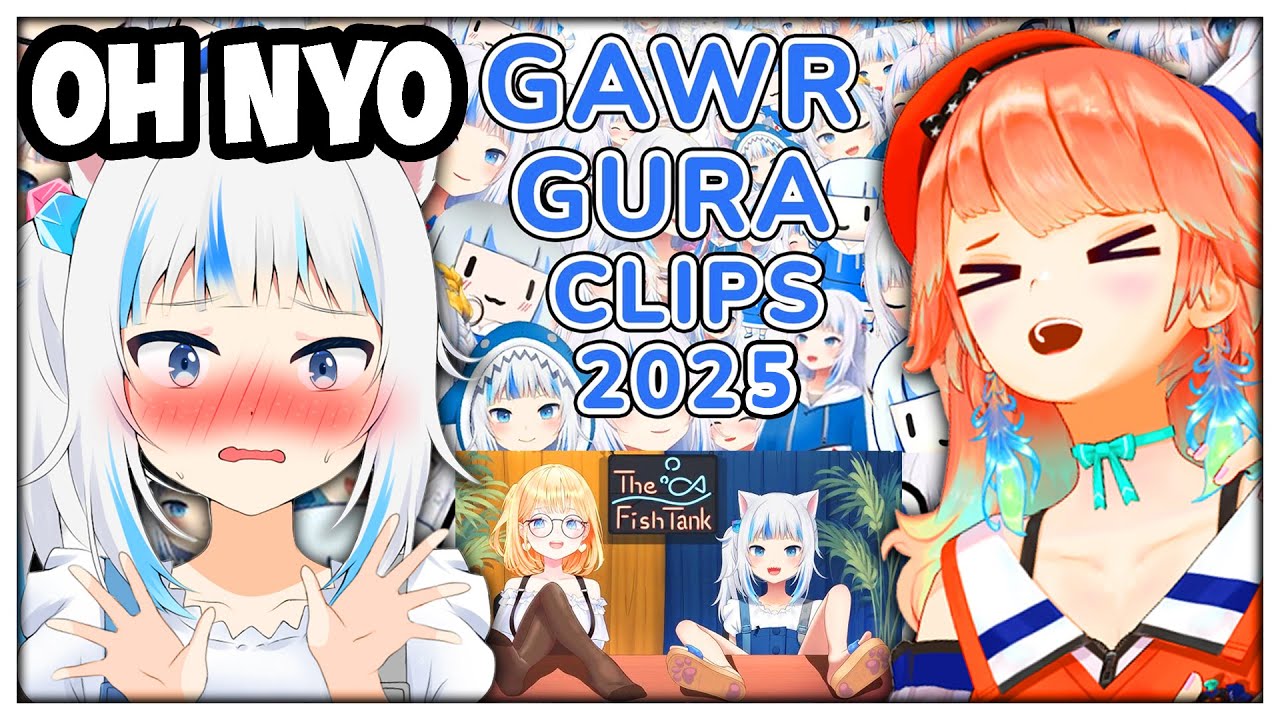 Gura and Kiara React to GURA CLIPS and memories in Hololive 【Gawr Gura Hololive EN】