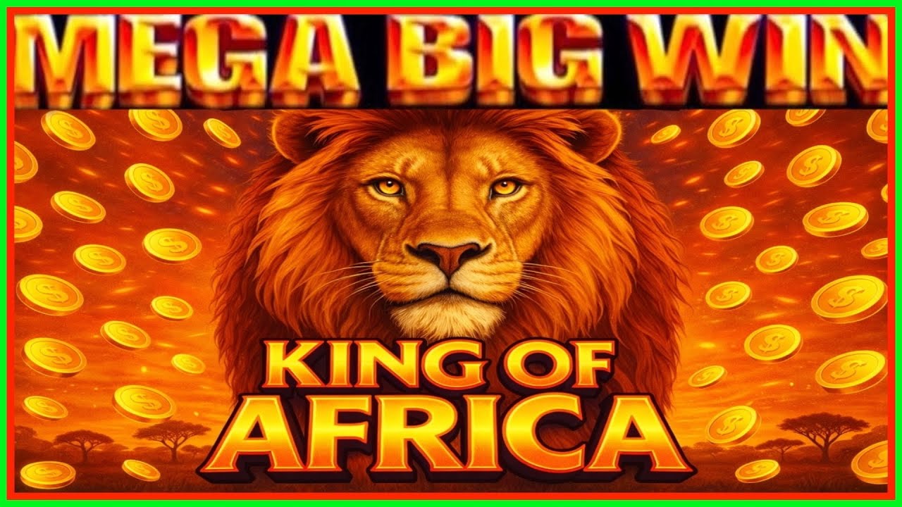 **I WON HUGE!!!** MAX BET!!! King of Africa Slot Machine (WMS)