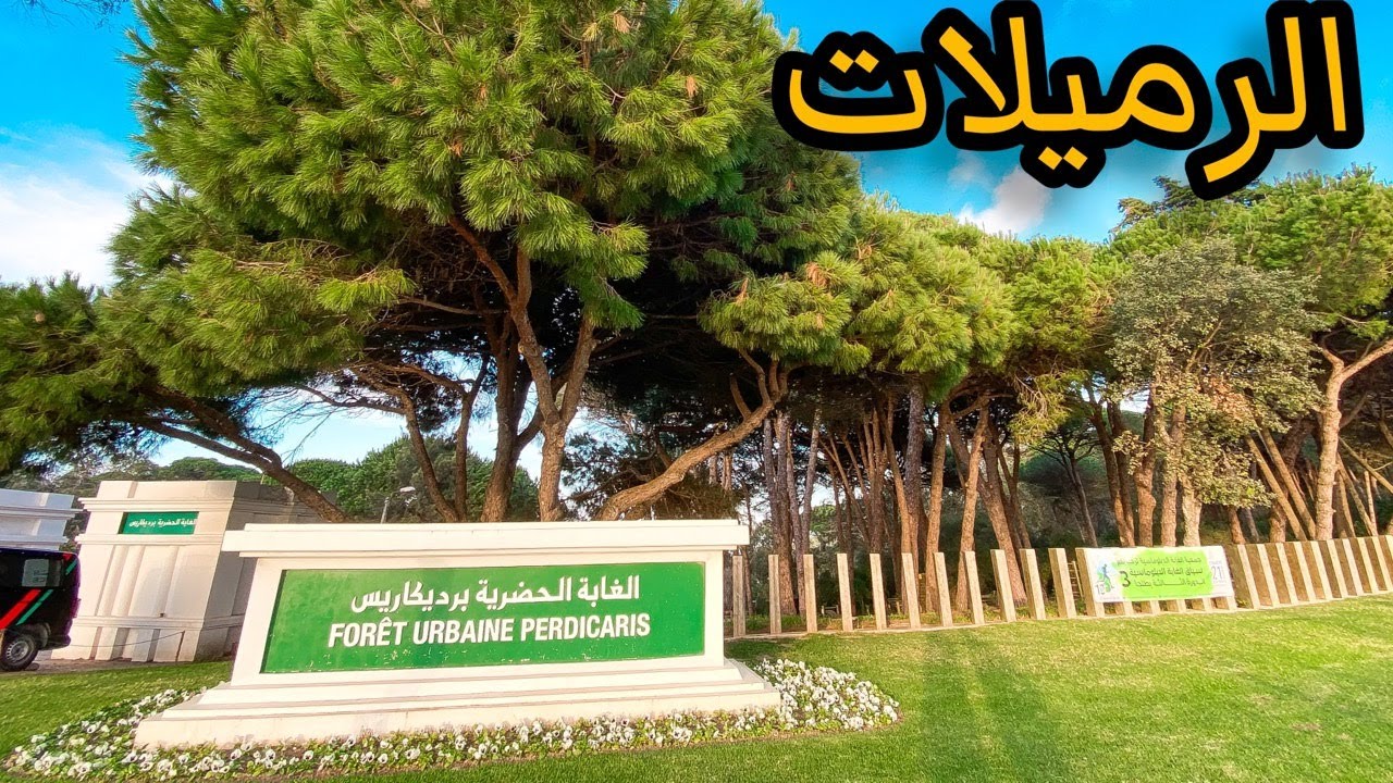 أجمل منتزهات مدينة طنجة | غابة الرميلات 🌳