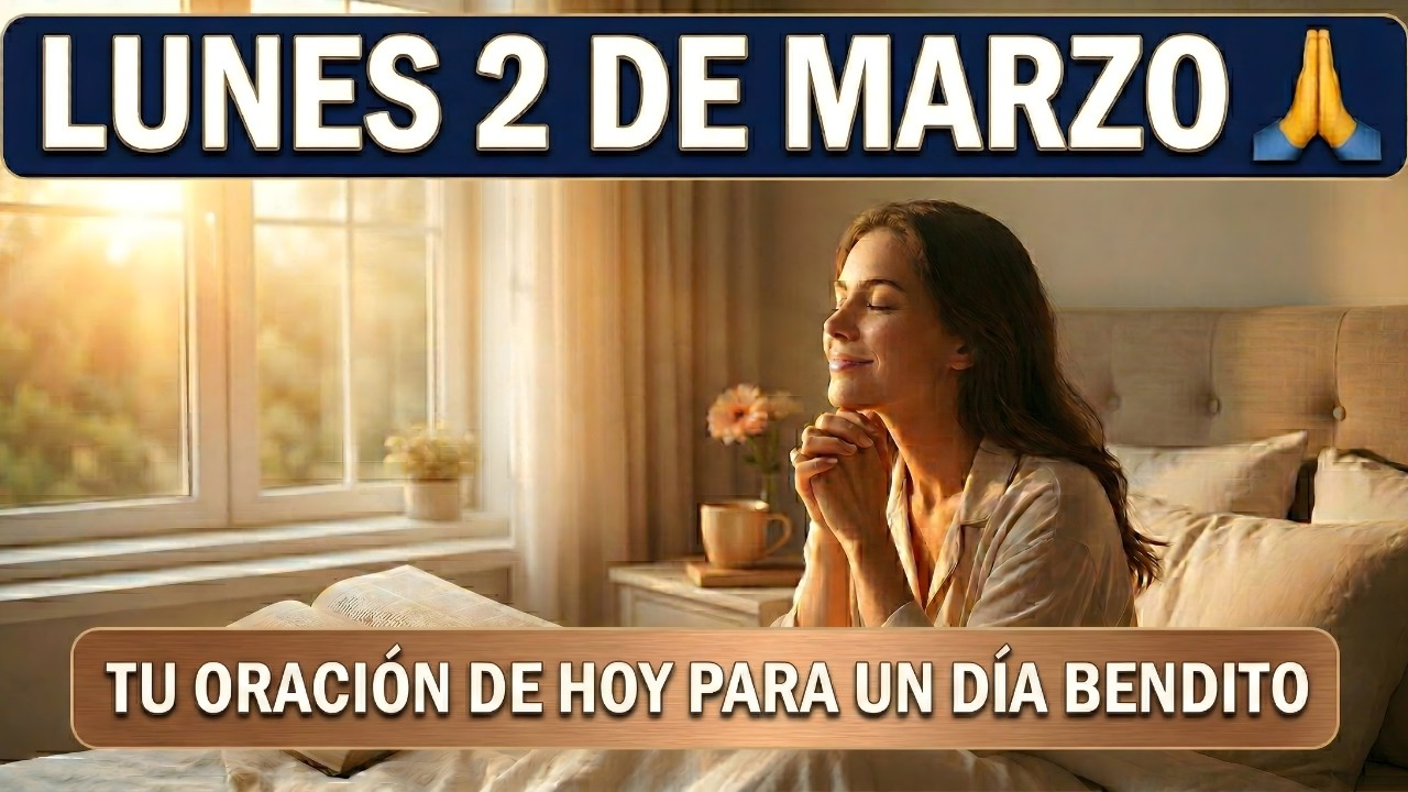 DALE GRACIAS A DIOS AL DESPERTAR HOY 🙏 Poderosa Oración de la Mañana para Transformar tu Día