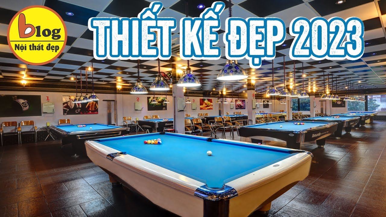 Kinh nghiệm thiết kế quán bida nhỏ vừa đẹp lại tiết kiệm không gian