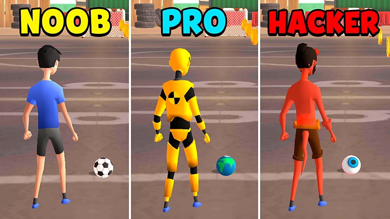 NOOB vs PRO vs HACKER - Flick Goal!