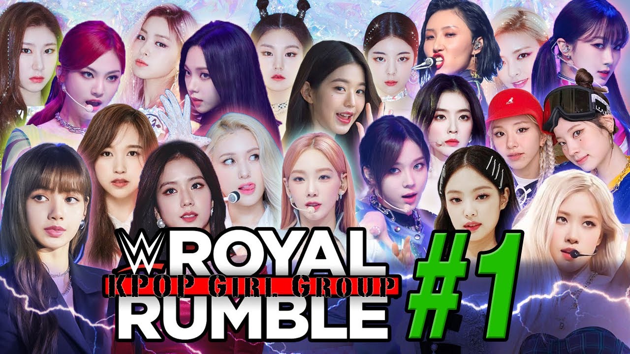 30 женских групп Royal Rumble K POP #1 - WWE2 K POP #Pae8tube - 24/8/22