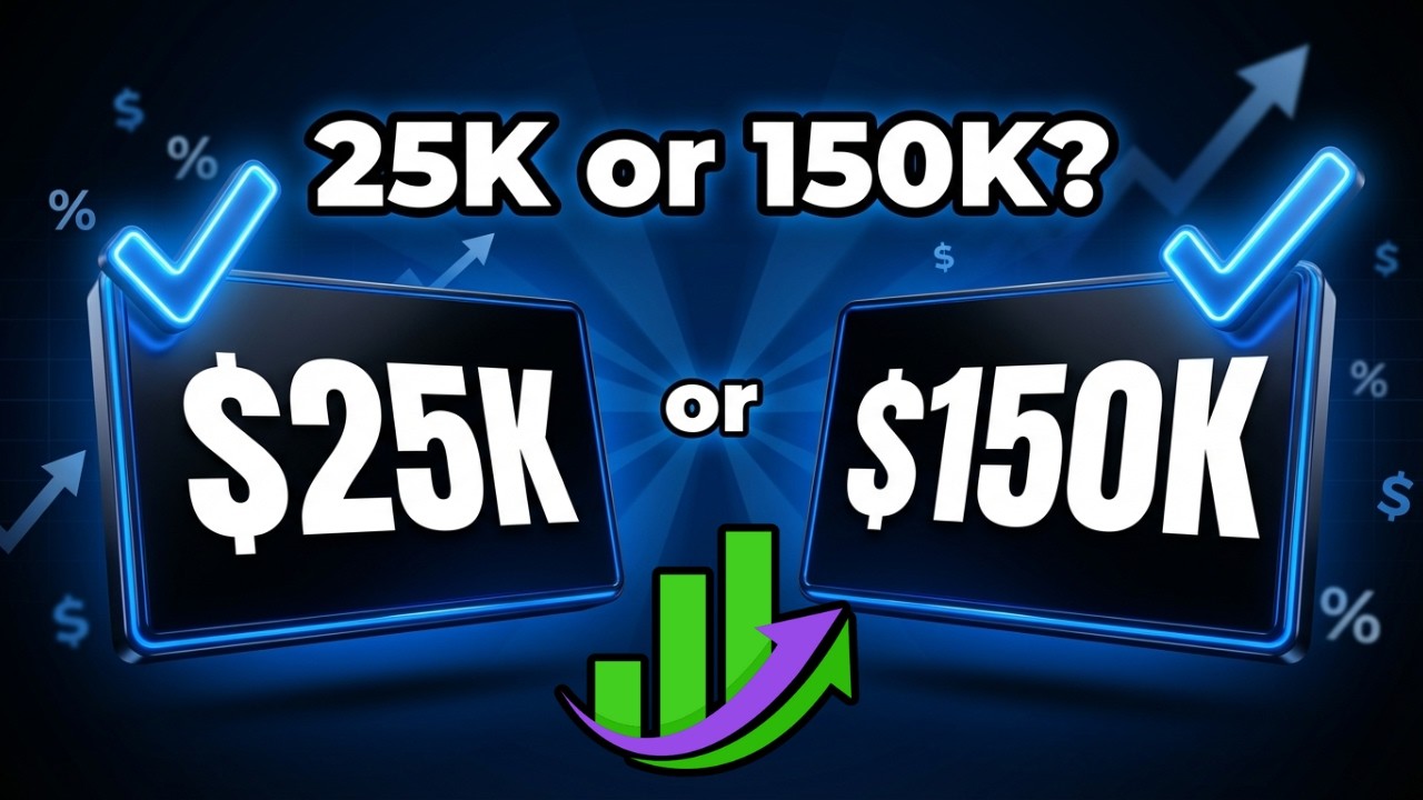 25K vs 50K vs 150K &mdash; Which Prop Firm Account Should You Choose?