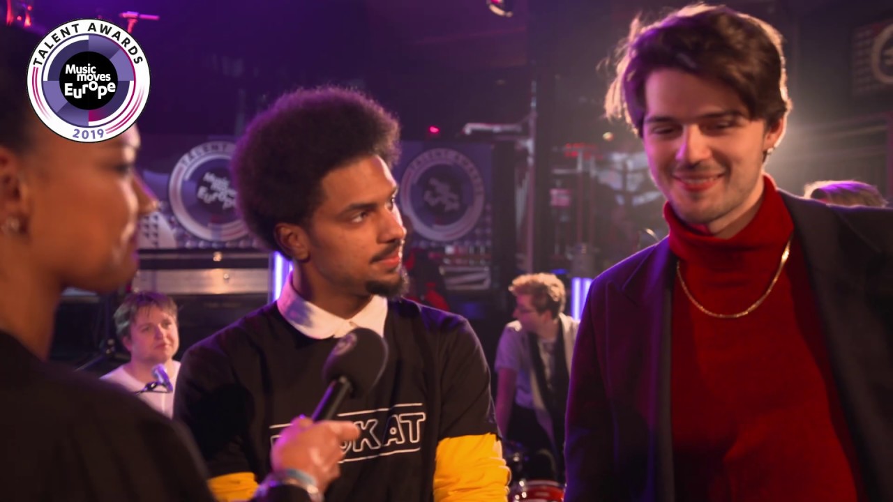 Interview blackwave. at the Music Moves Europe Talent Awards