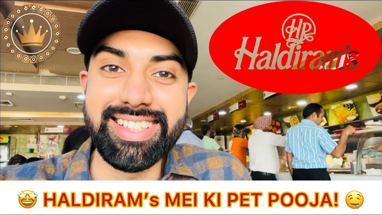 Delhi ke Haldiram’s mei Pet Pooja || Tilak Nagar || SupremeVeer Vlogs