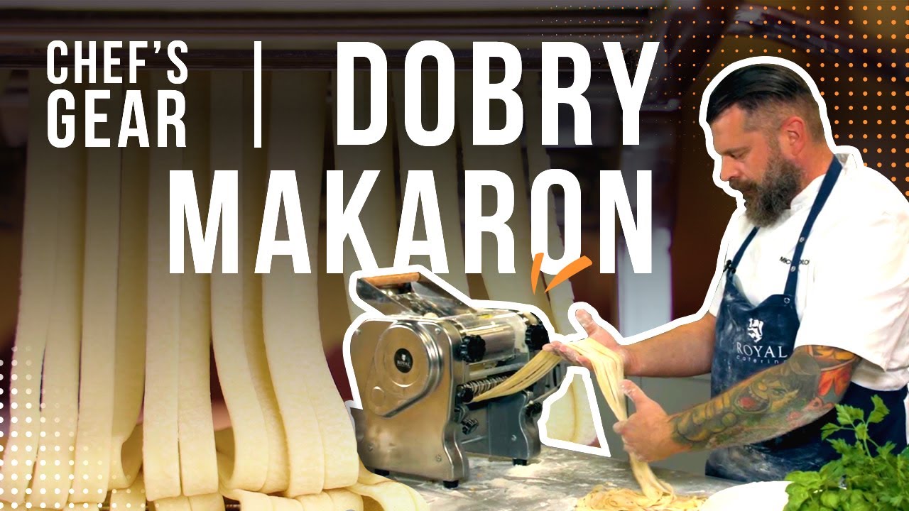 Jak zrobić DOBRY MAKARON? Makaron robiony ręcznie. Makaron z maszyny. | Chef's Gear Polska