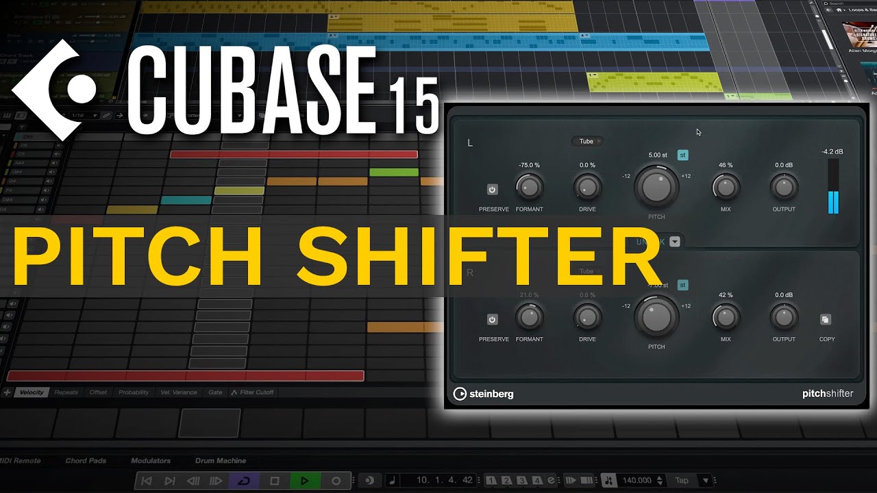 Pitch Shifter &ndash; Real-Time Pitch Control | New Features in Cubase 15
