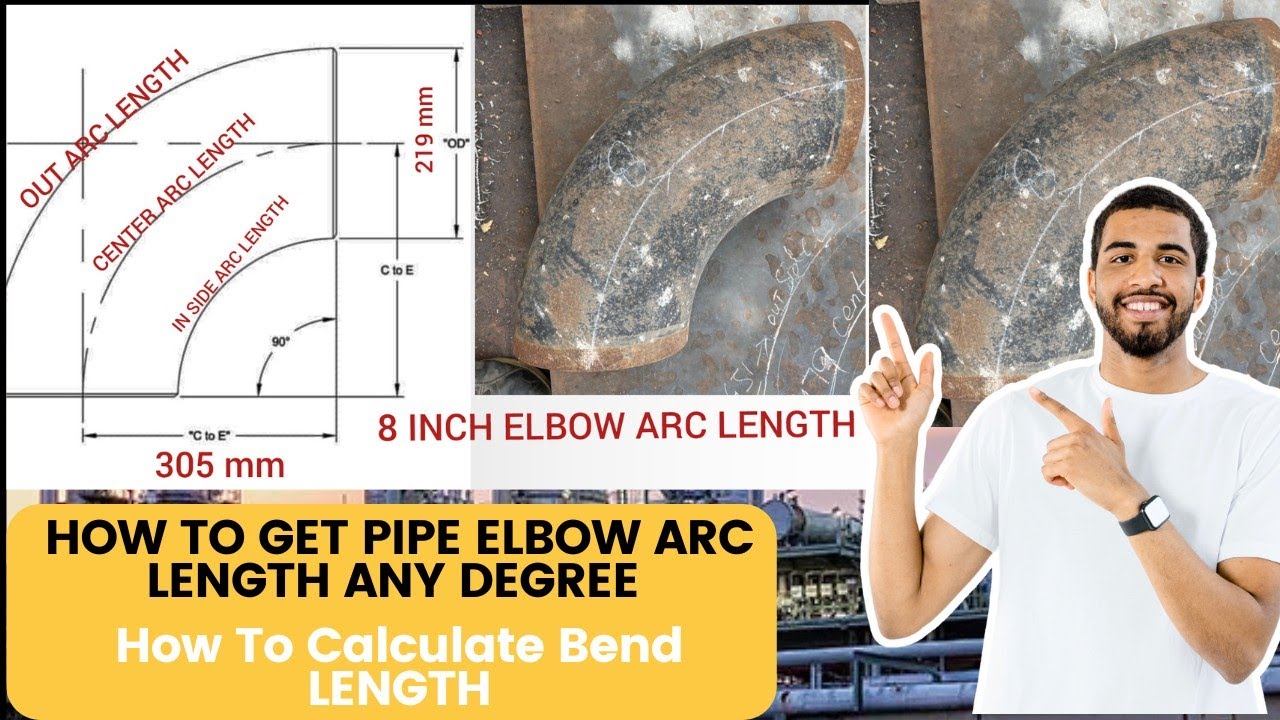 How to calculate Bend Length | Elbow Ka Radius Kiasay Nikalay