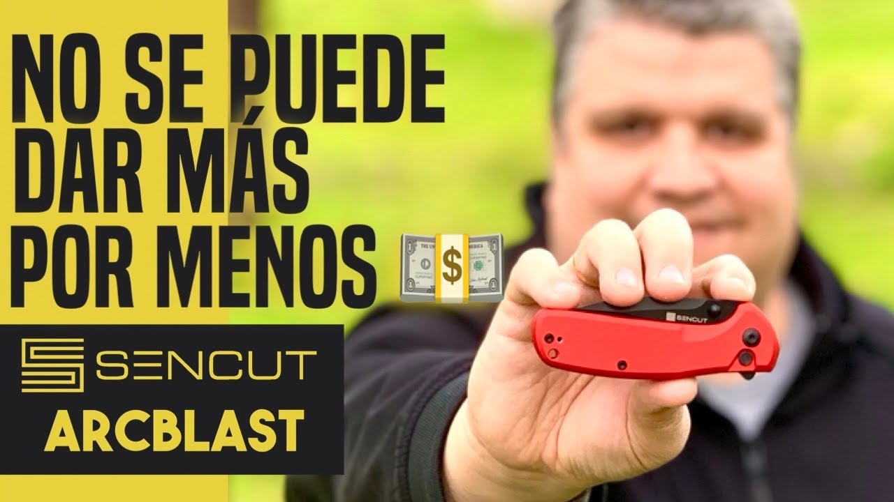 SENCUT ARCBLAST. EXCELENTE relación CALIDAD - PRECIO en esta navaja de WE KNIVES. Revisión EDC4K