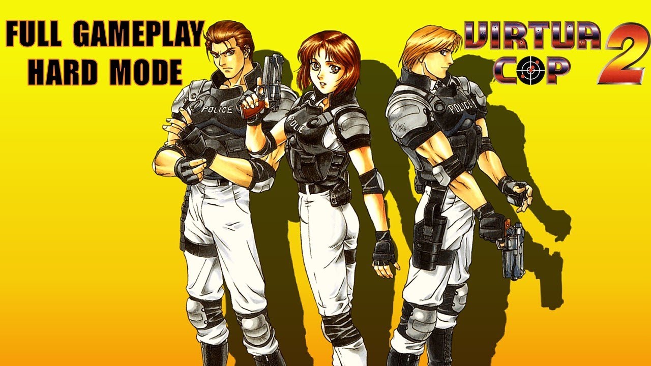 Virtua Cop 2 Hard Mode Full Gameplay