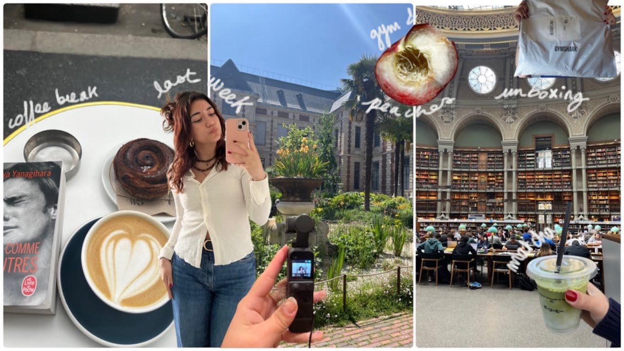 Final Exams Week at Sciences Po Paris | French vlog 🍵📖⛲️
