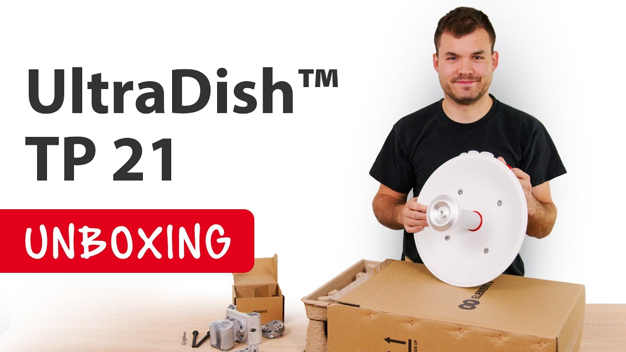 RF elements UltraDish&trade; TP 21 Unboxing