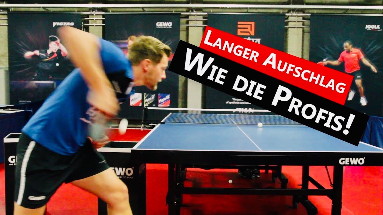 Erfolg mit langem Aufschlag | Tischtennis Tipps