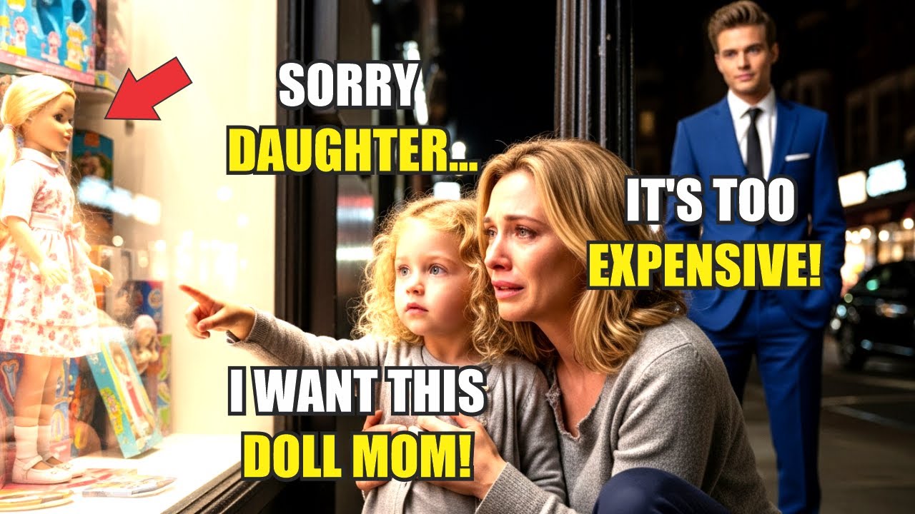 POOR MOM TAKES DAUGHTER TO BUY GIFT WITH JUST 40 DOLLARS, YOUNG BILLIONAIRE SEES AND INTERVENES