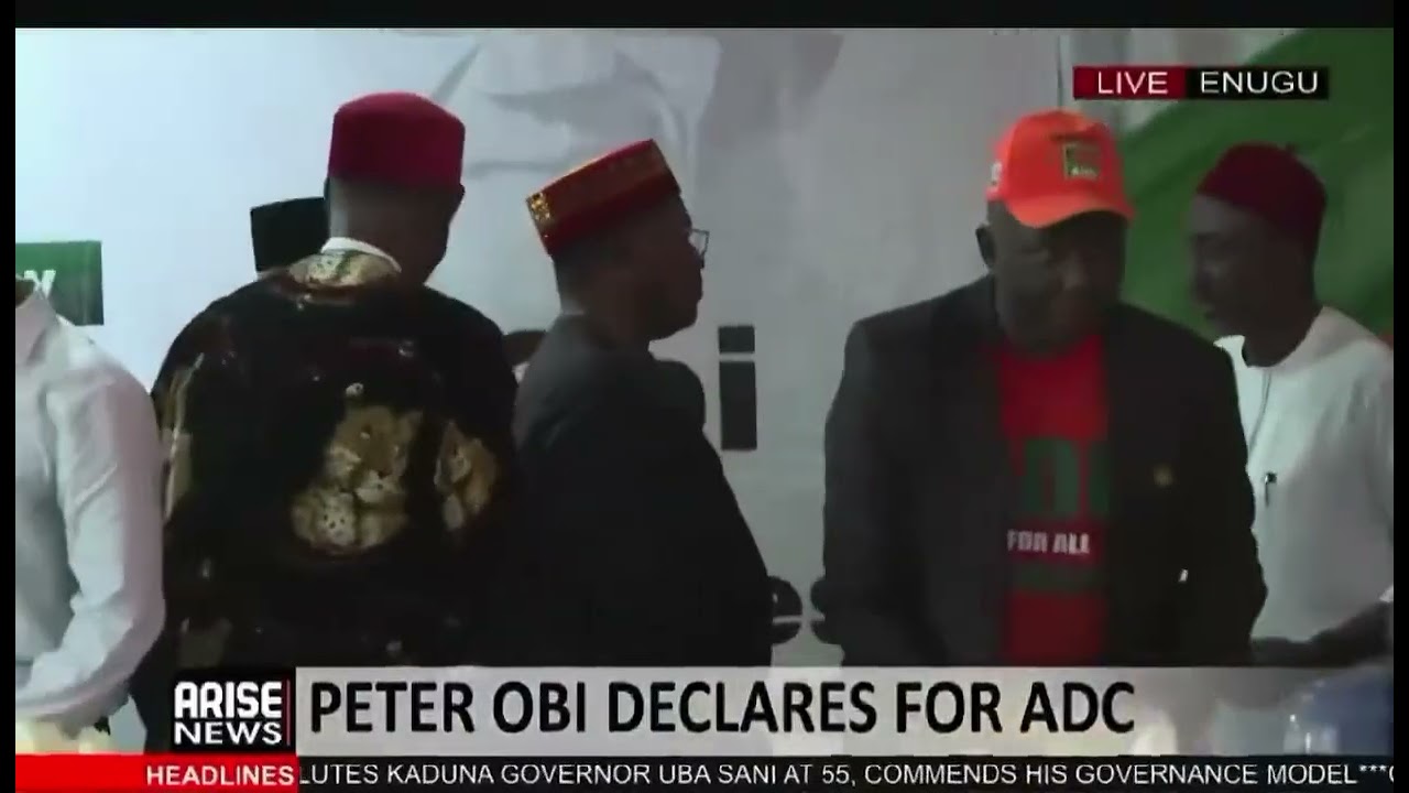 Питер Оби, кандидат в президенты от Лейбористской партии на выборах 2023 года, перешел в другую п...