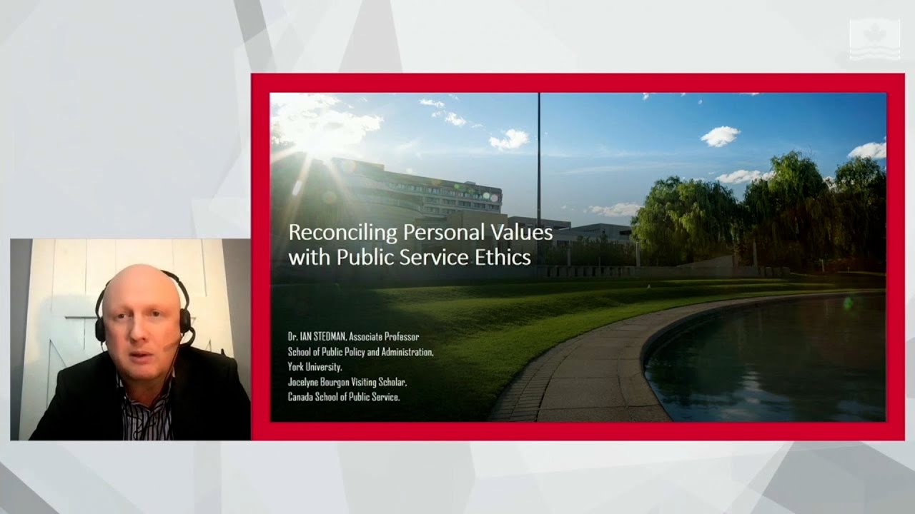 Reconciling Personal Values with Public Service Ethics