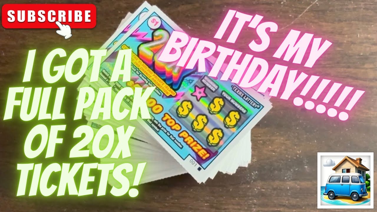 Full Pack birthday session!!!! join me while I scratch this full pack of the 20X tickets! 