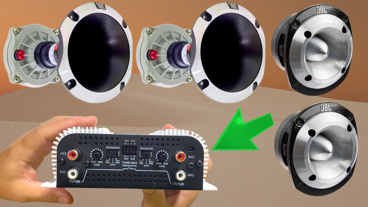 Qual AMPLIFICADOR USAR para 2 OU 4 DRIVER CORNETAS E 2 Super Tweeter st450 taramps Ts800x4