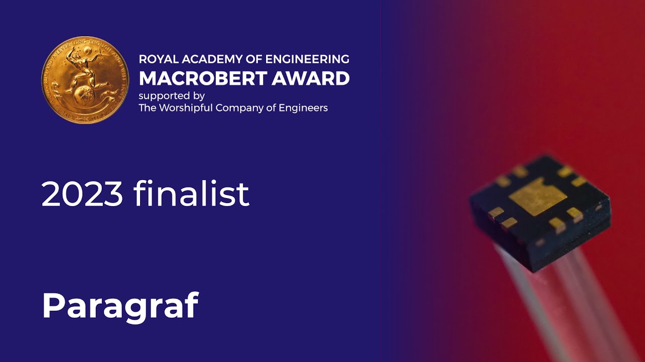 Paragraf - finalist for the 2023 MacRobert Award
