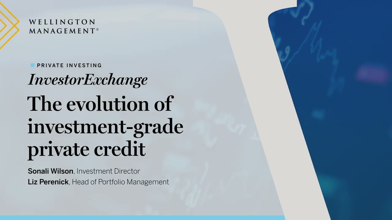 The evolution of investment-grade private credit