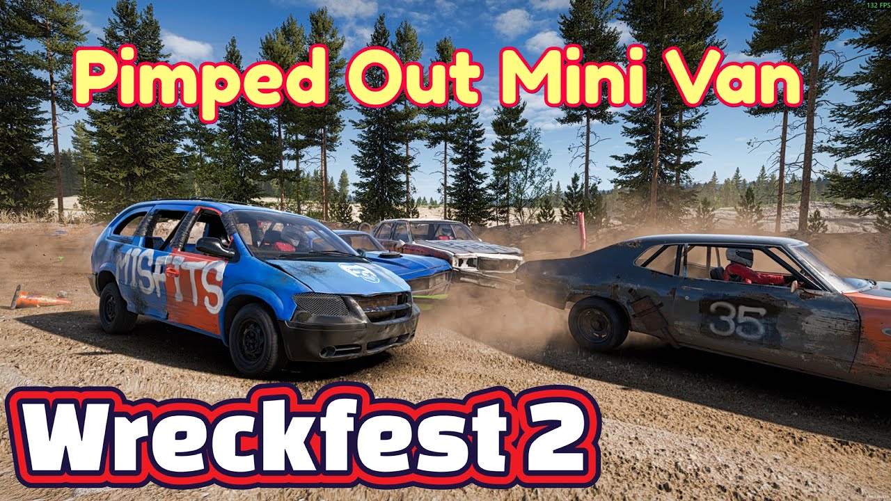 First Race In The Upgraded Mini Van On Wreckfest 2