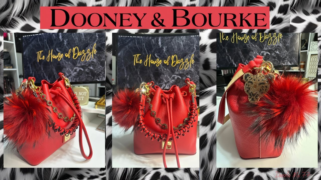 Что у меня в сумке? Кожаная сумка через плечо Dooney & Bourke Lucca на завязках ❤️🎁