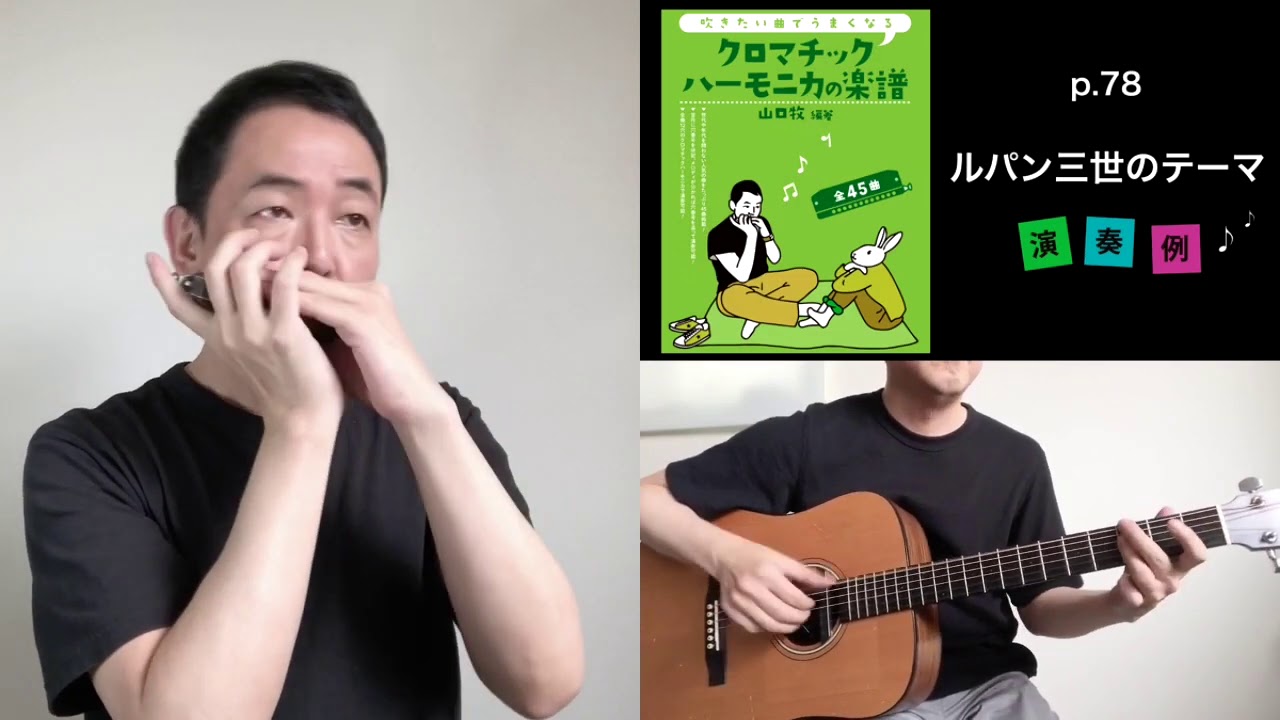 『ルパン三世のテーマ』山口牧 【クロマチックハーモニカの楽譜】P.78　Chromatic Harmonica/Lupin The 3rd Theme