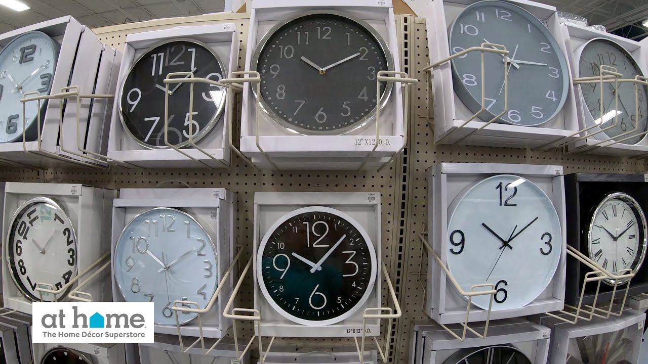 At Home Store Wall Clocks Home Decor Shop With Me Walk Through Shopping