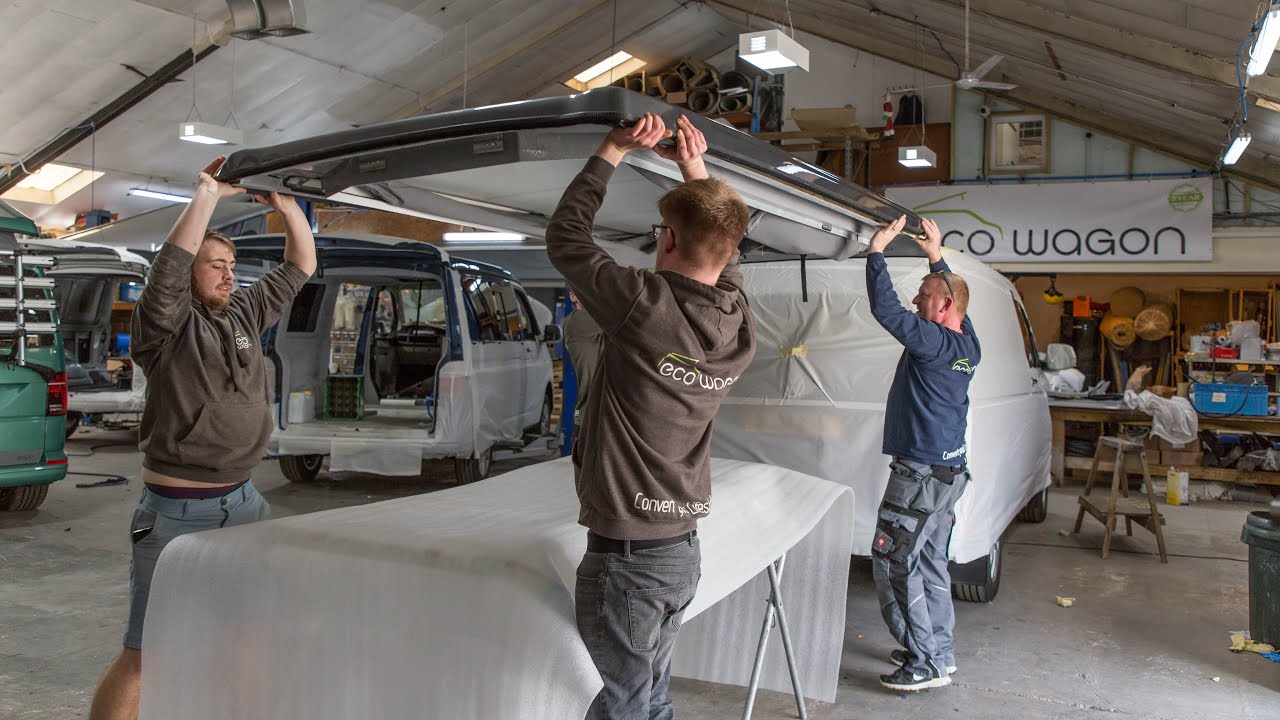 VW pop top roof installation VW Transporter | Bulli