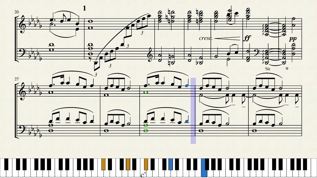 Dvorak Symphony No.9 “From the new world” 2nd movement for piano solo