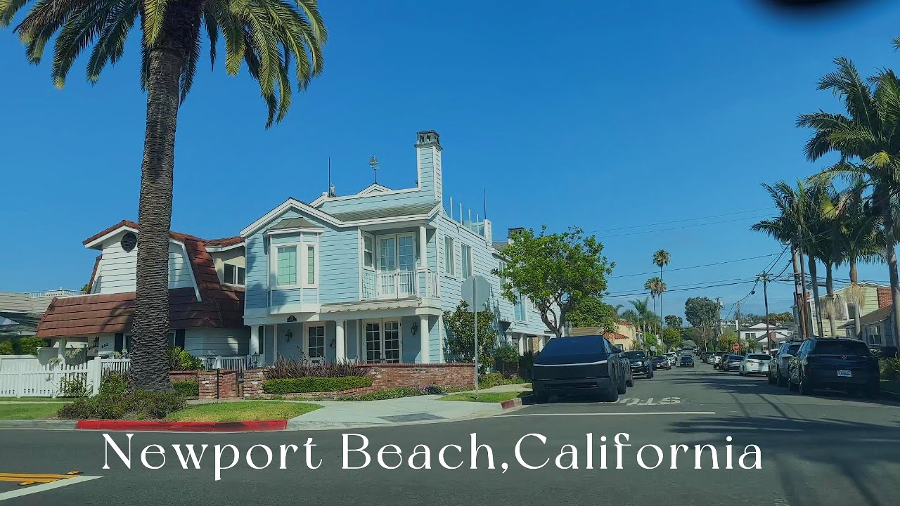 Summer afternoon drive around Newport Beach, California | Orange County