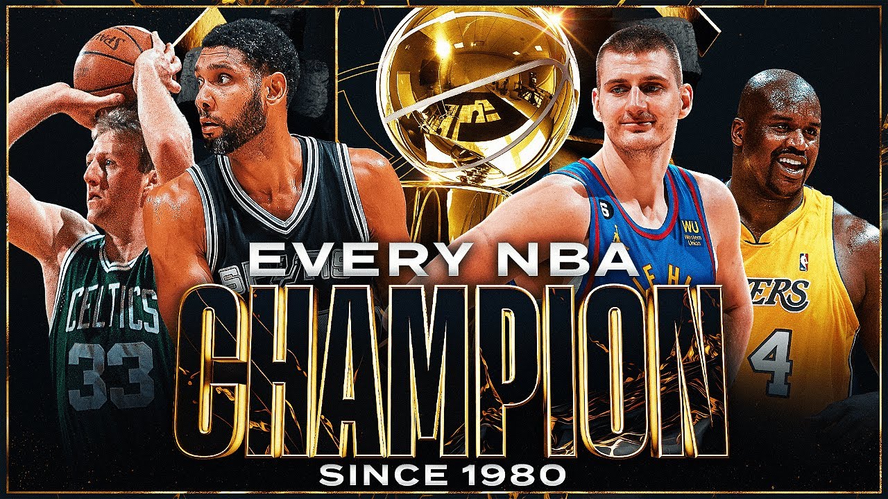 EVERY NBA Championship Celebration (1980-2023) 🏆