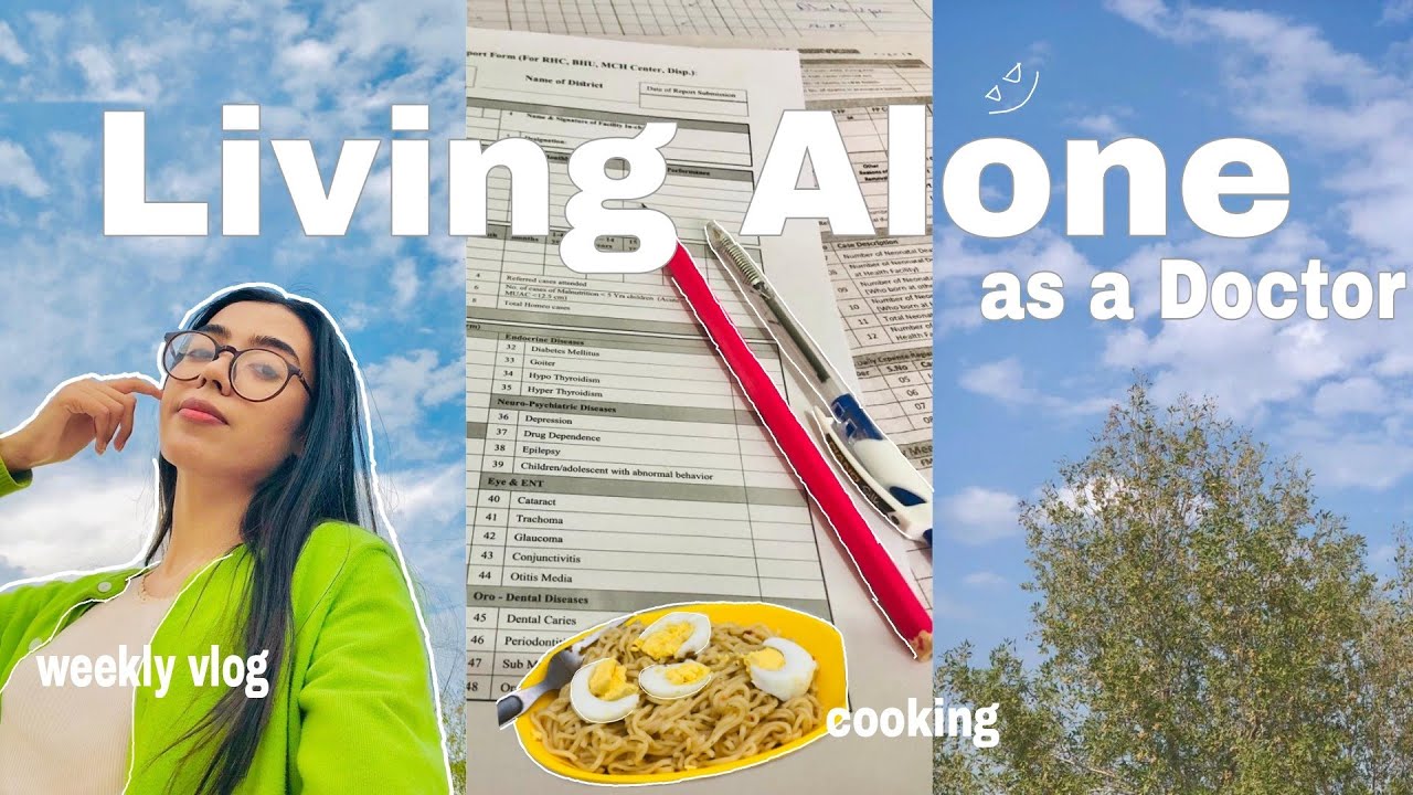 Living Alone Diaries 🌱| Day in my life🌦️| as a *DOCTOR* | mizzi sk