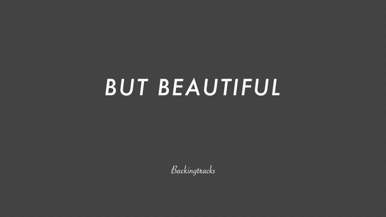 But Beautiful chord progression - Jazz Backing Track Play Along The Real Book