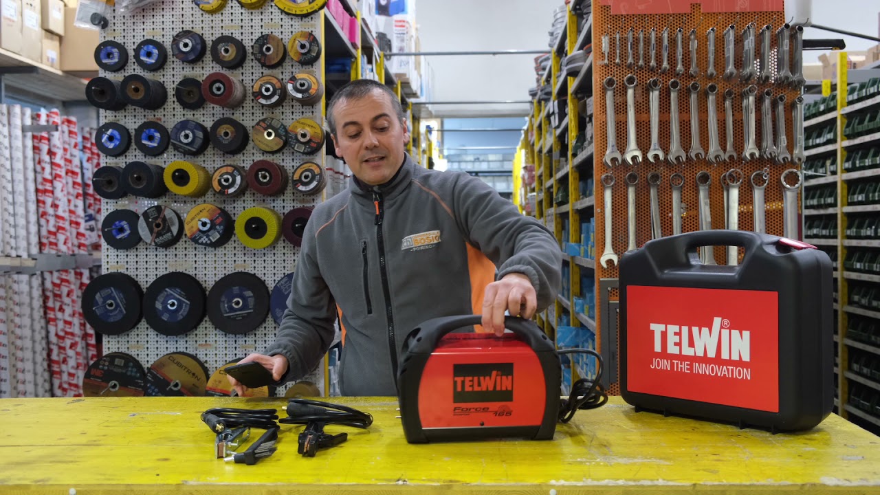 Saldatrice TELWIN 165 Force RECENSIONE e come usarla, da noi al miglior PREZZO | Commerciale Bosio